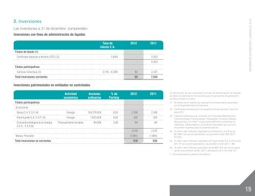 ESTADOS FINANCIEROS - Isagen