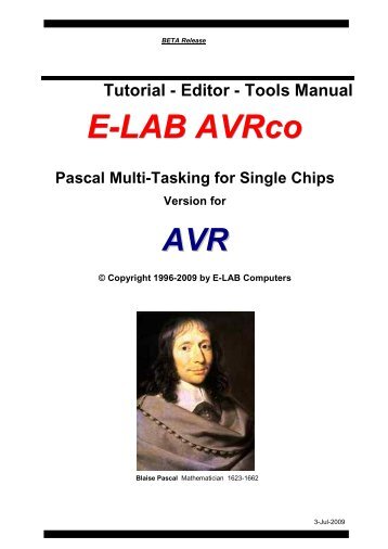 AVRco Tools - E-LAB Computers