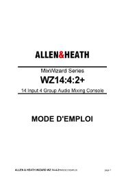 allen & heath - wz14:4:2 - Audiopole