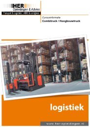 Combitruck / Hoogbouwtruck - HER Opleidingen