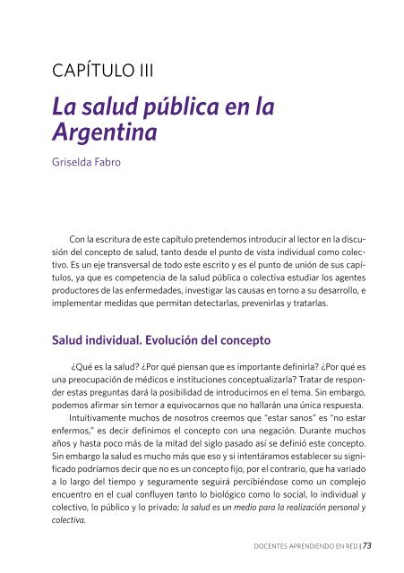 Epidemias y Salud Pública - Cedoc - Instituto Nacional de ...