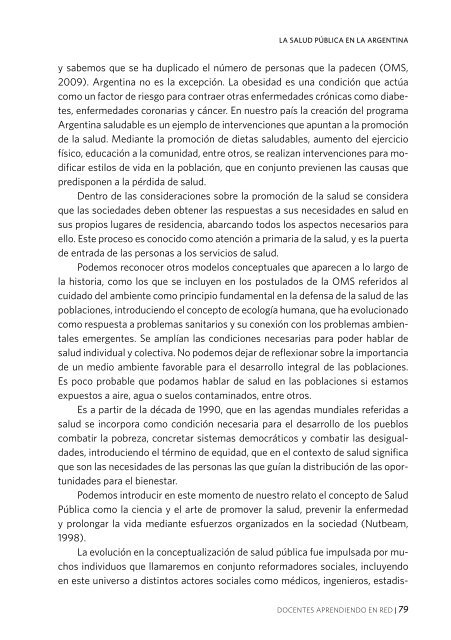 Epidemias y Salud Pública - Cedoc - Instituto Nacional de ...