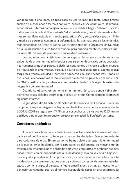 Epidemias y Salud Pública - Cedoc - Instituto Nacional de ...