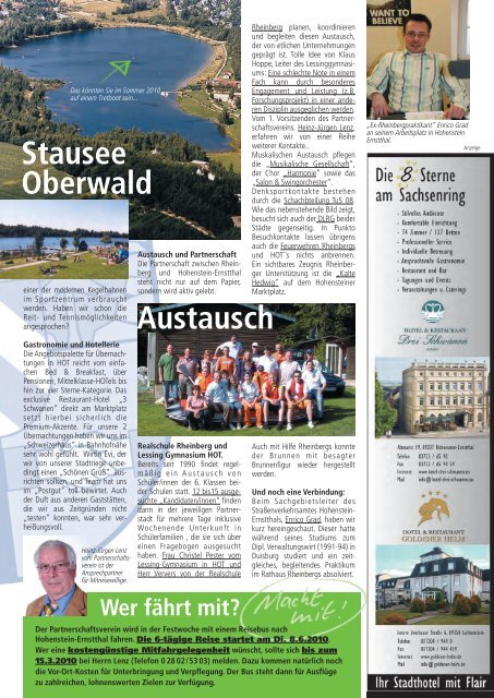 Stadtmagazin Rheinberg • Ausgabe Nr.10