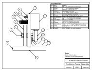 Oscillating Steam Engine Drawings - Little Machine Shop