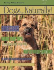 September-October201.. - Dogs Naturally Magazine