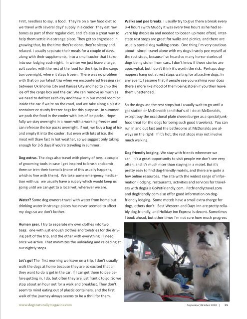 September-October201.. - Dogs Naturally Magazine