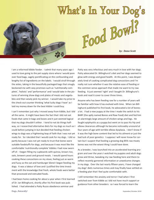 September-October201.. - Dogs Naturally Magazine