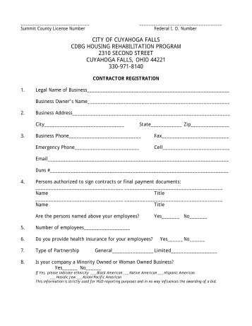 Summit County Building Department Contractor Registration Summit County Building Department Contractor Registration