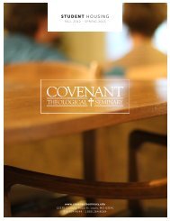 Housing Handbook - Covenant Theological Seminary