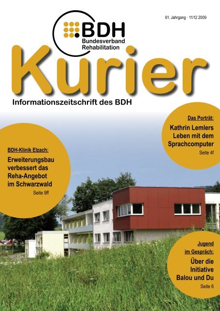 Ausgabe 11/12 2009 - BDH