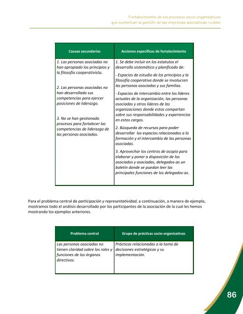 Fortalecimiento de los procesos socio-organizativos que ... - Catie