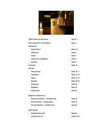 Weinkarte Dezember - Duke Restaurant