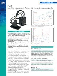 NIR Fiber Optic Accessory for Fast and Remote Sample Identification