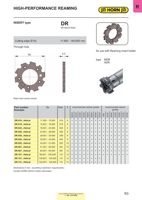 HORN-System DR - Horn USA, Inc.