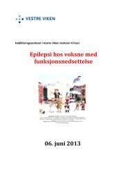 Epilepsi hos voksne med funksjonsnedsettelse 06 ... - Vestre Viken HF