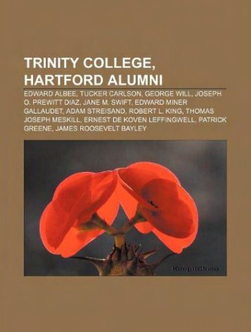 Trinity College, Hartford, Alumni - Philosophy and Religion