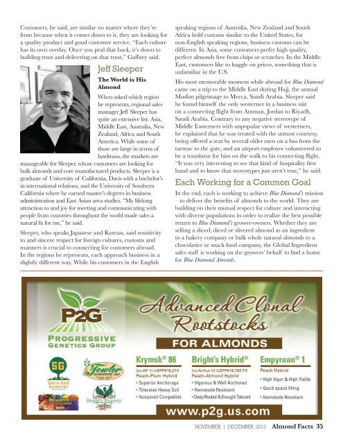 View the PDF - Blue Diamond Growers