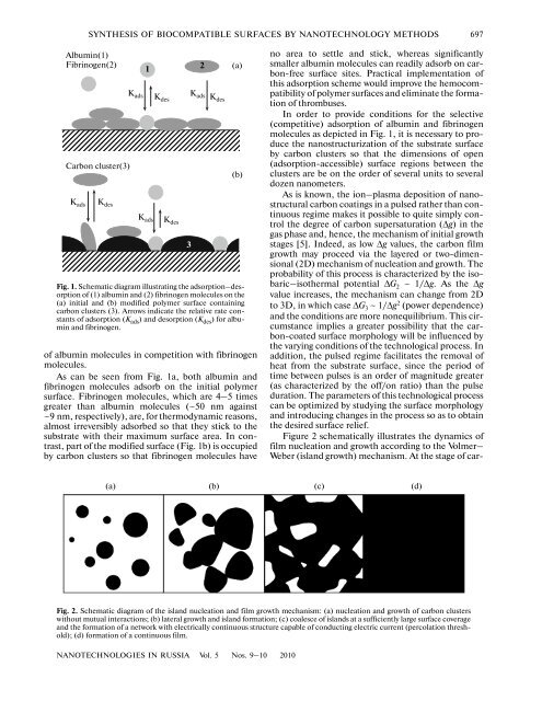 Synthesis of biocompatible surfaces by nanotechnology methods