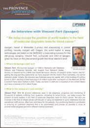 An Interview with Vincent Fert (Ipsogen) - Provence Promotion
