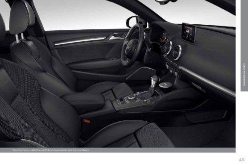 Interior equipment - Sinclair Audi