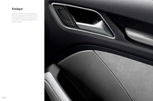 Interior equipment - Sinclair Audi