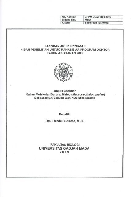 2230_I Made Budiarsa.pdf - Universitas Gadjah Mada
