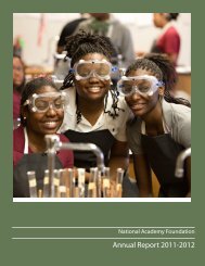 Annual Report 2011-2012 - National Academy Foundation