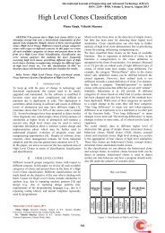 High Level Clones Classification - International Journal of ...