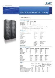 H1096.10-EMC DL4000 Series Disk Library ... - EMC Centera