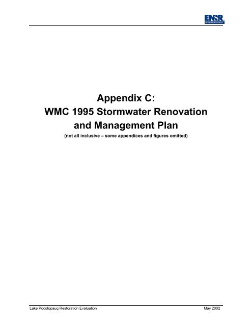 Lake Pocotopaug Lake and Watershed Restoration Evaluation ...