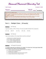 Gases worksheet