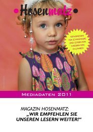 MEDiADATEN 2D11 - Hosenmatz Magazin