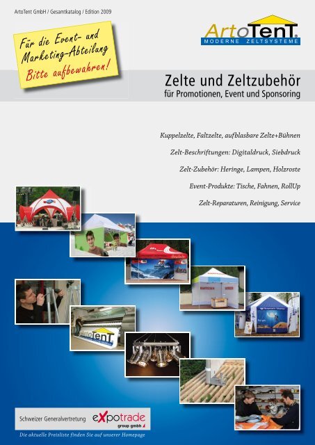 Zelte und ZeltzubehÃ¶r - Artotent GmbH