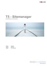 T5 - Sitemanager - Trinicom