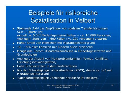 Demograhpische Entwicklung in Velbert - Die SPD im Kreis Mettmann