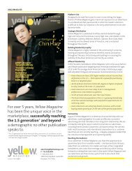 Yellow Media Kit 2012-v1 - Yellow Magazine
