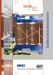 Gießharztransformatoren - SGB-SMIT - manufacturer of transformers
