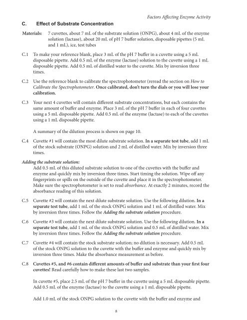 Factors Affecting Enzyme Activity: Lactose Intolerance