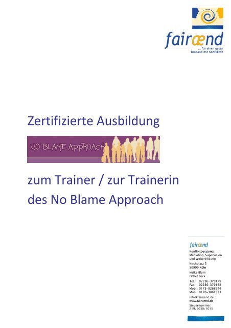 Download - No Blame Approach