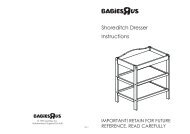 Babies r us hot sale henley cot bed instructions