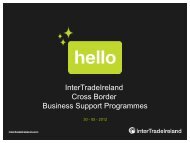 InterTrade Ireland's presentation - Tipperary