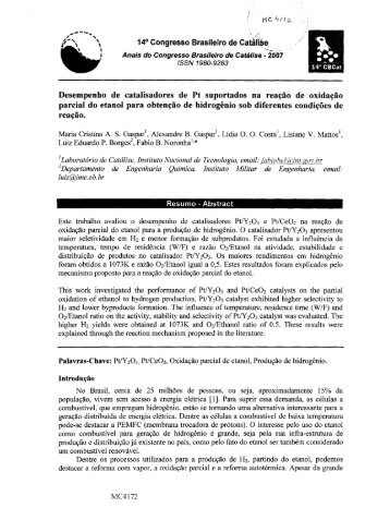 desempenho de catalisadores de Pt suportados....pdf