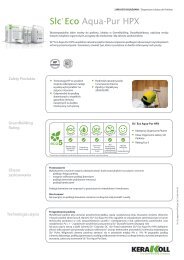 SlcÃ‚Â® Eco Aqua-Pur HPX - Kerakoll - Kerakoll S.p.A.