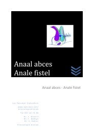 Anaal abces Anale fistel - Jan Yperman Ziekenhuis