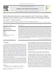 Child maltreatment dynamics among immigrant and U.S. born Latino ...