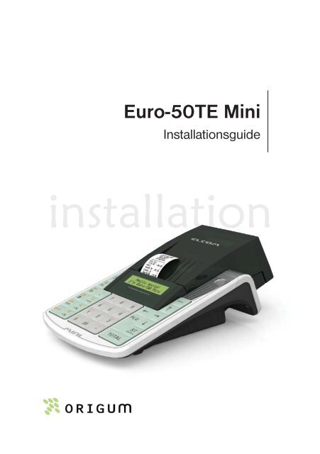 InstallationsGuide Elcom Euro-50TE Mini - Origum Distribution AB