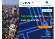 Entwicklung der Stromnetze: Lösungen für die Zukunft - Siemens