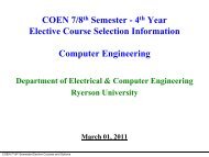 COEN 7/8th Semester - Department of Electrical and Computer ...