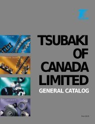 GENERAL CATALOG - Tsubaki